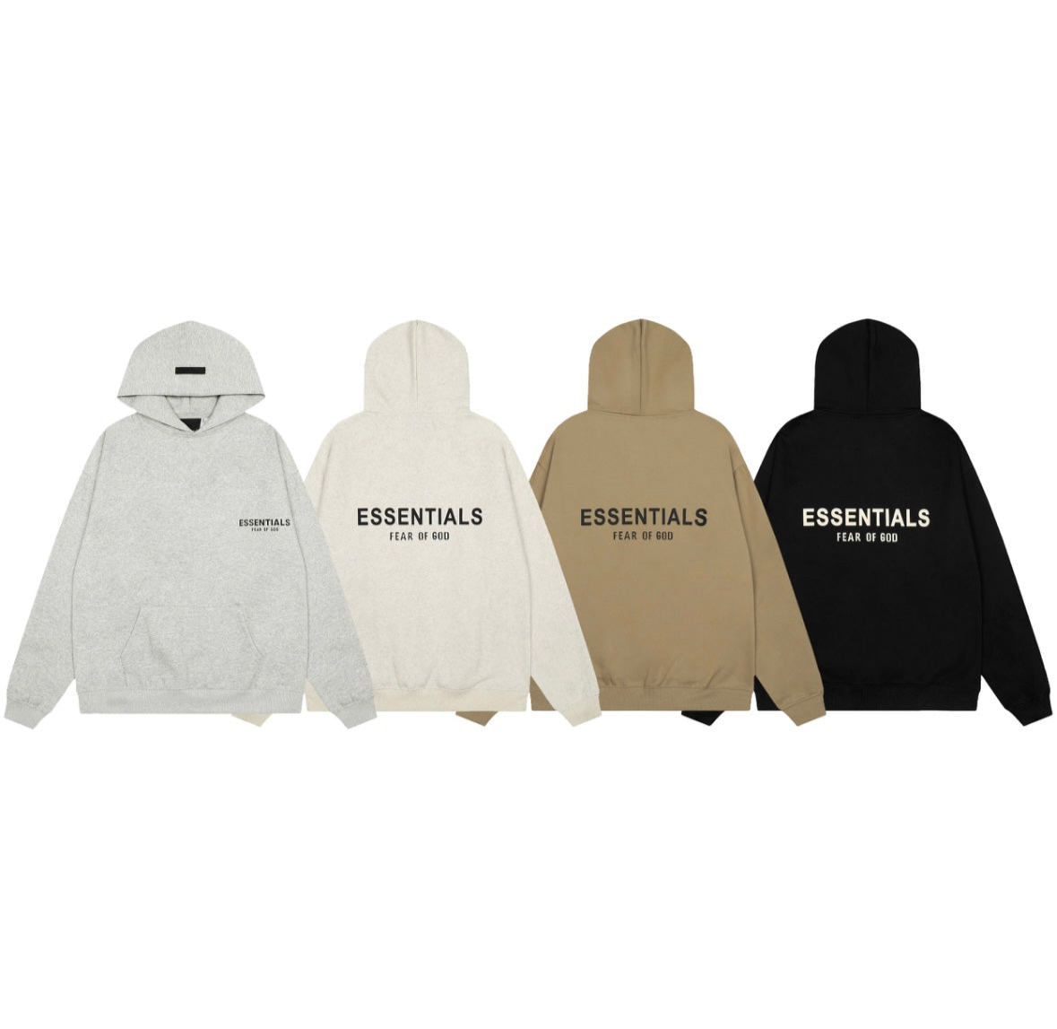 Grey Essentials Hoodie