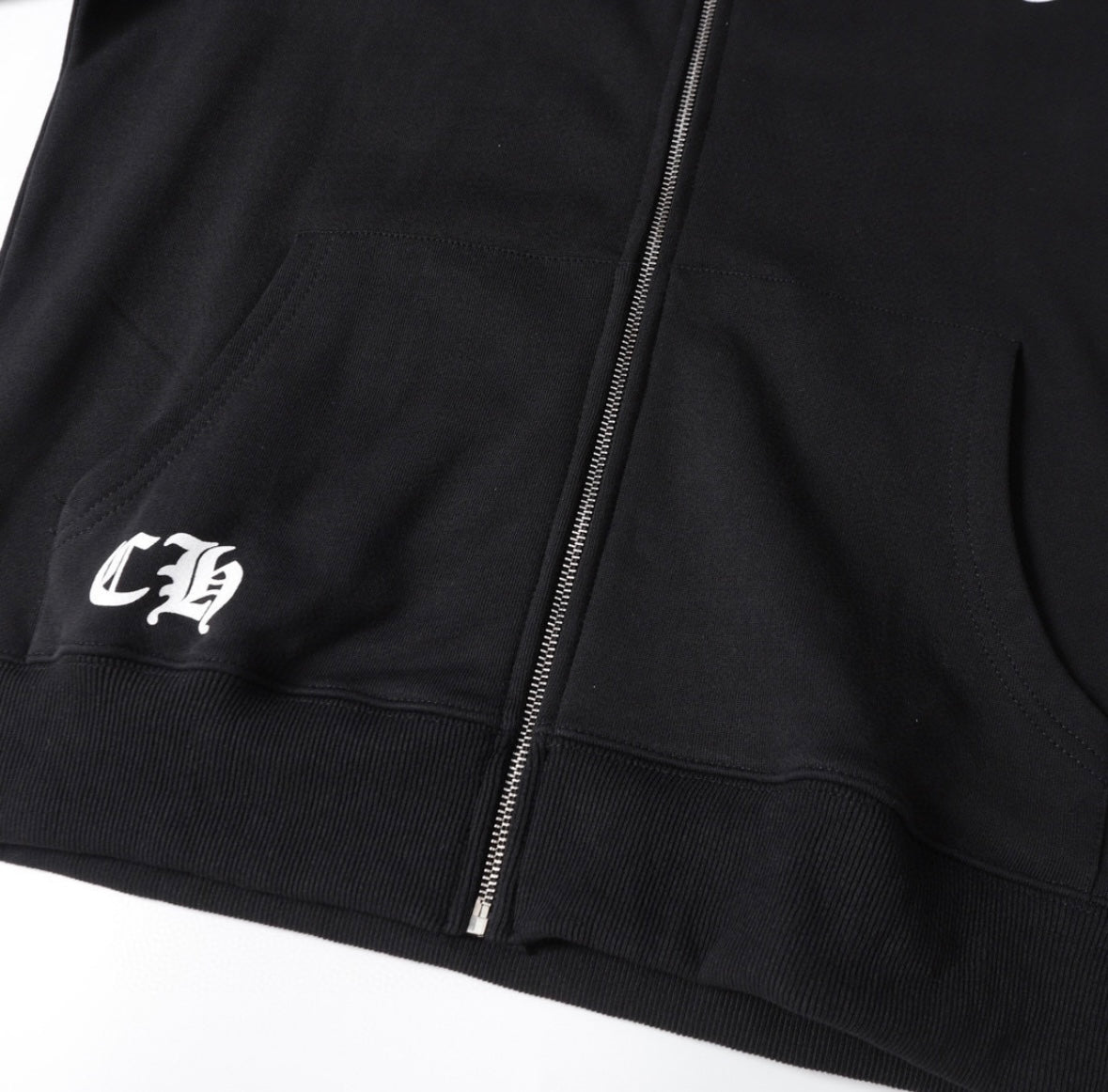 Black & White Cross Statement Hoodie