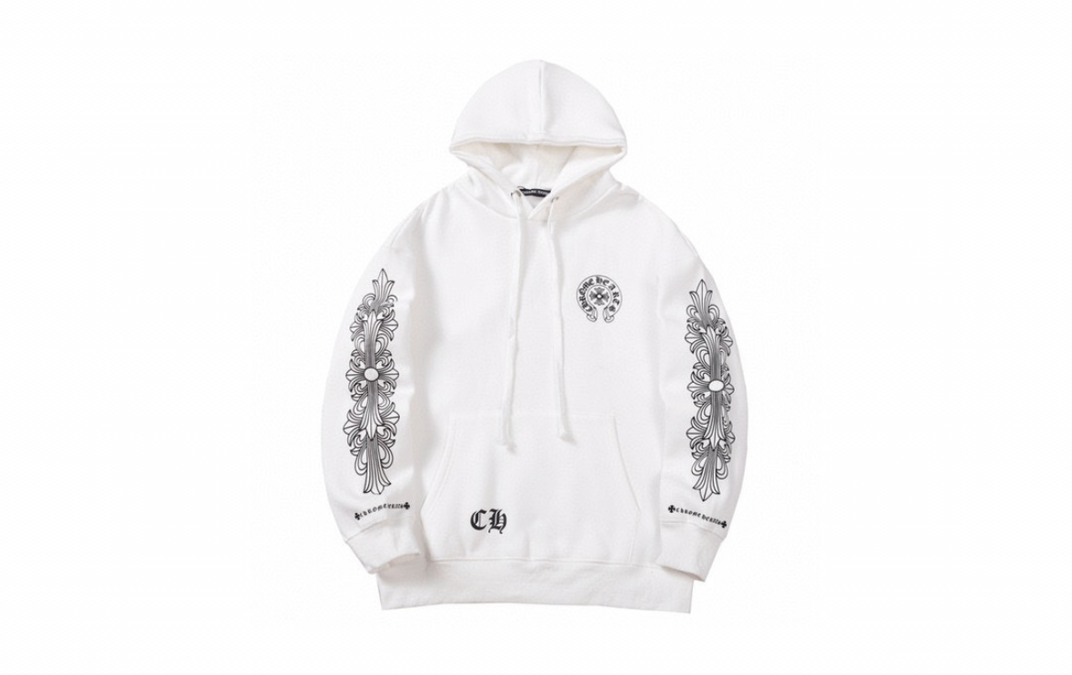 Gothic Letter Print Hoodie