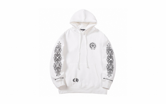 Gothic Letter Print Hoodie
