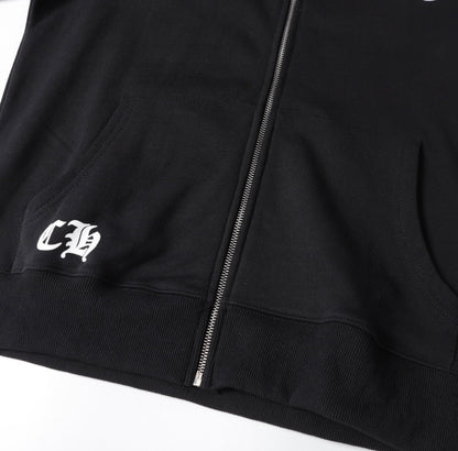 Black & White Cross Statement Hoodie