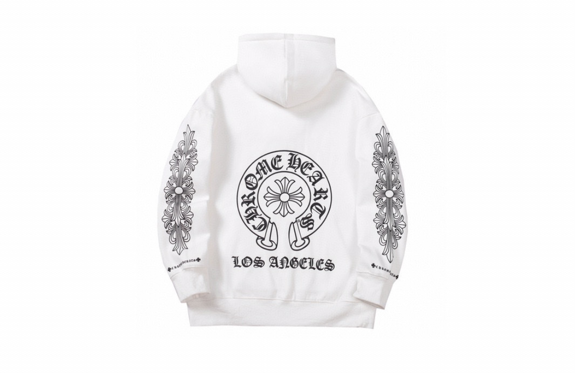 Gothic Letter Print Hoodie