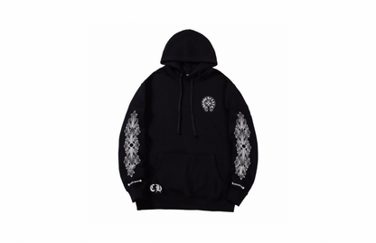 Gothic Letter Print Hoodie