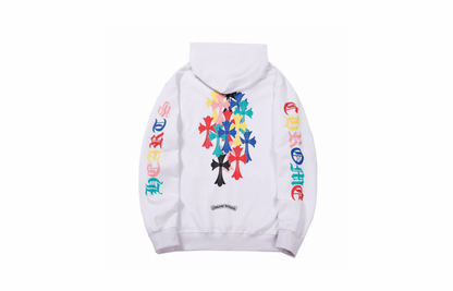Multicolor Cross Graphic Hoodie