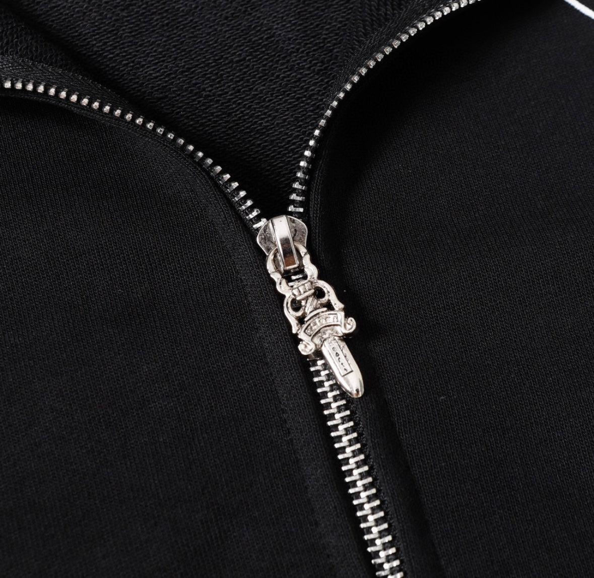Black & White Cross Statement Hoodie