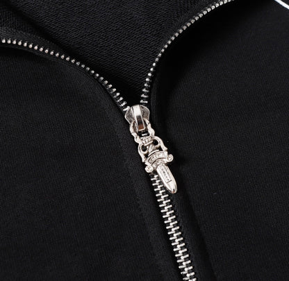 Black & White Cross Statement Hoodie